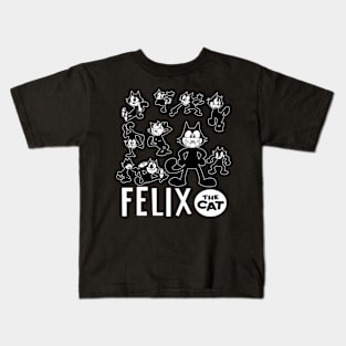 Felix's Movie Magic Whimsical Animation Comes Alive Kids T-Shirt